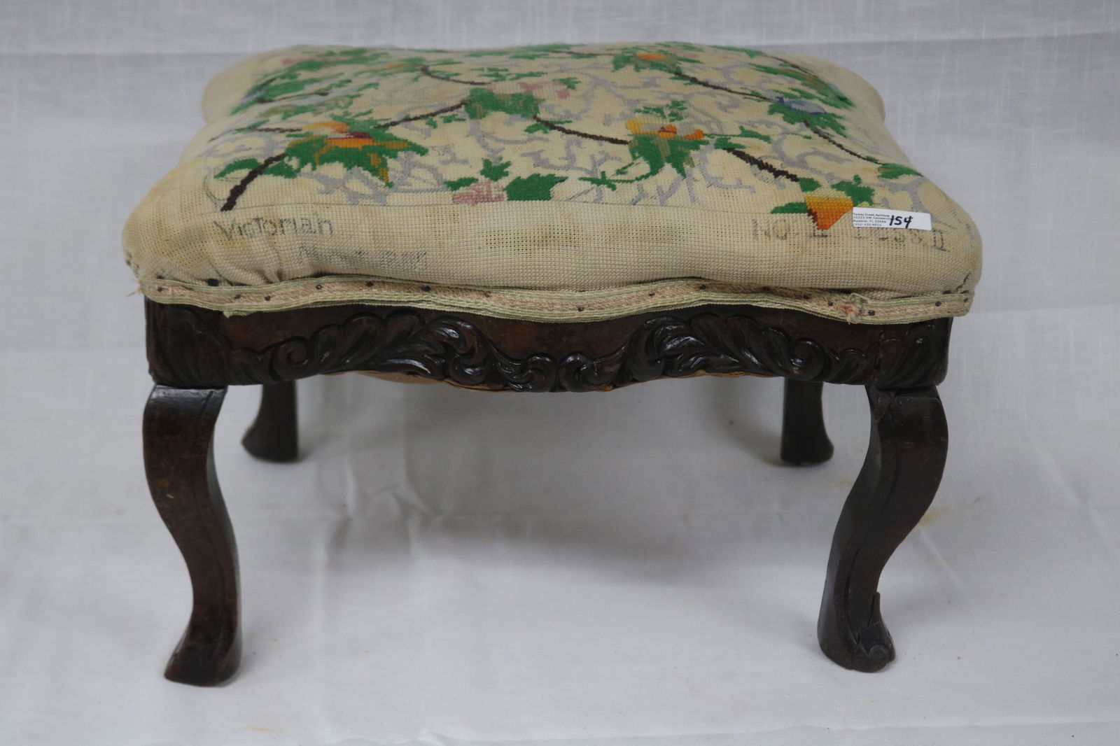 VICTORIAN FOOTSTOOL (1 of 3)