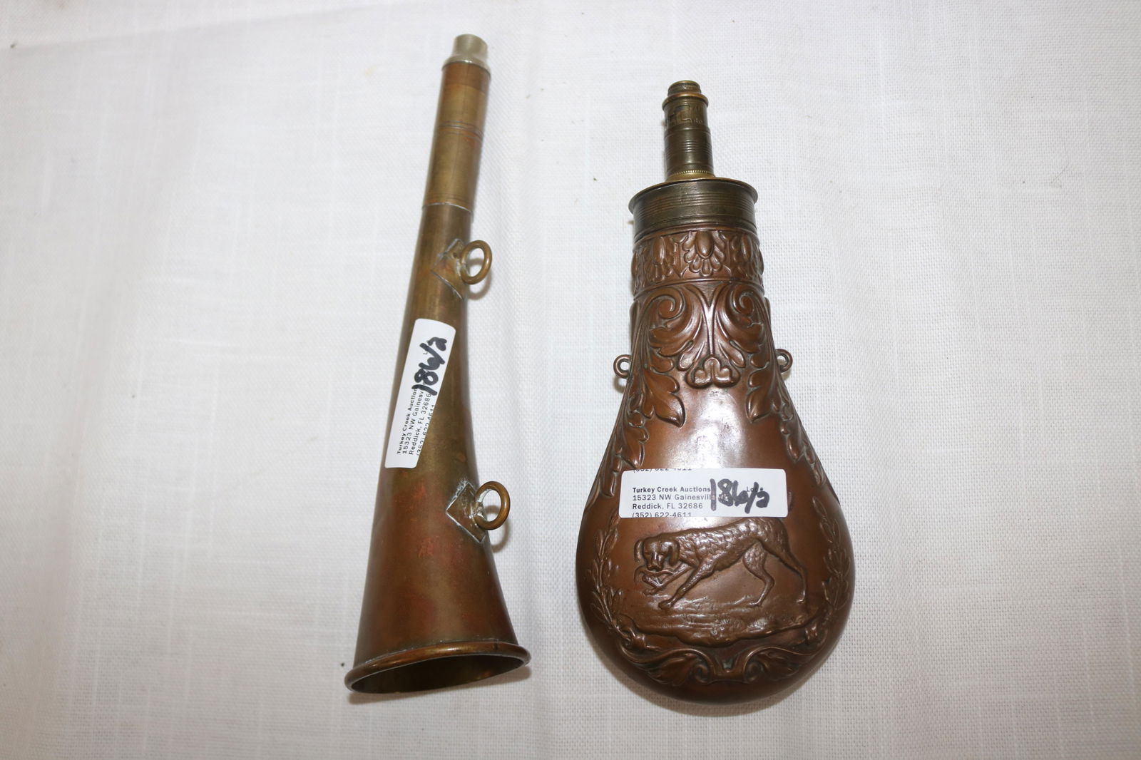 BRASS AND COPPER POWDER FLASK (1 of 3)