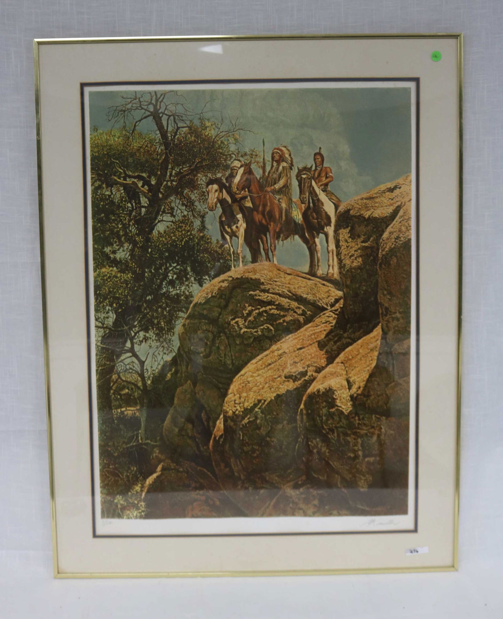 PRINT BY MORT KNUSTLER (AMERICAN 1931-) (1 of 5)