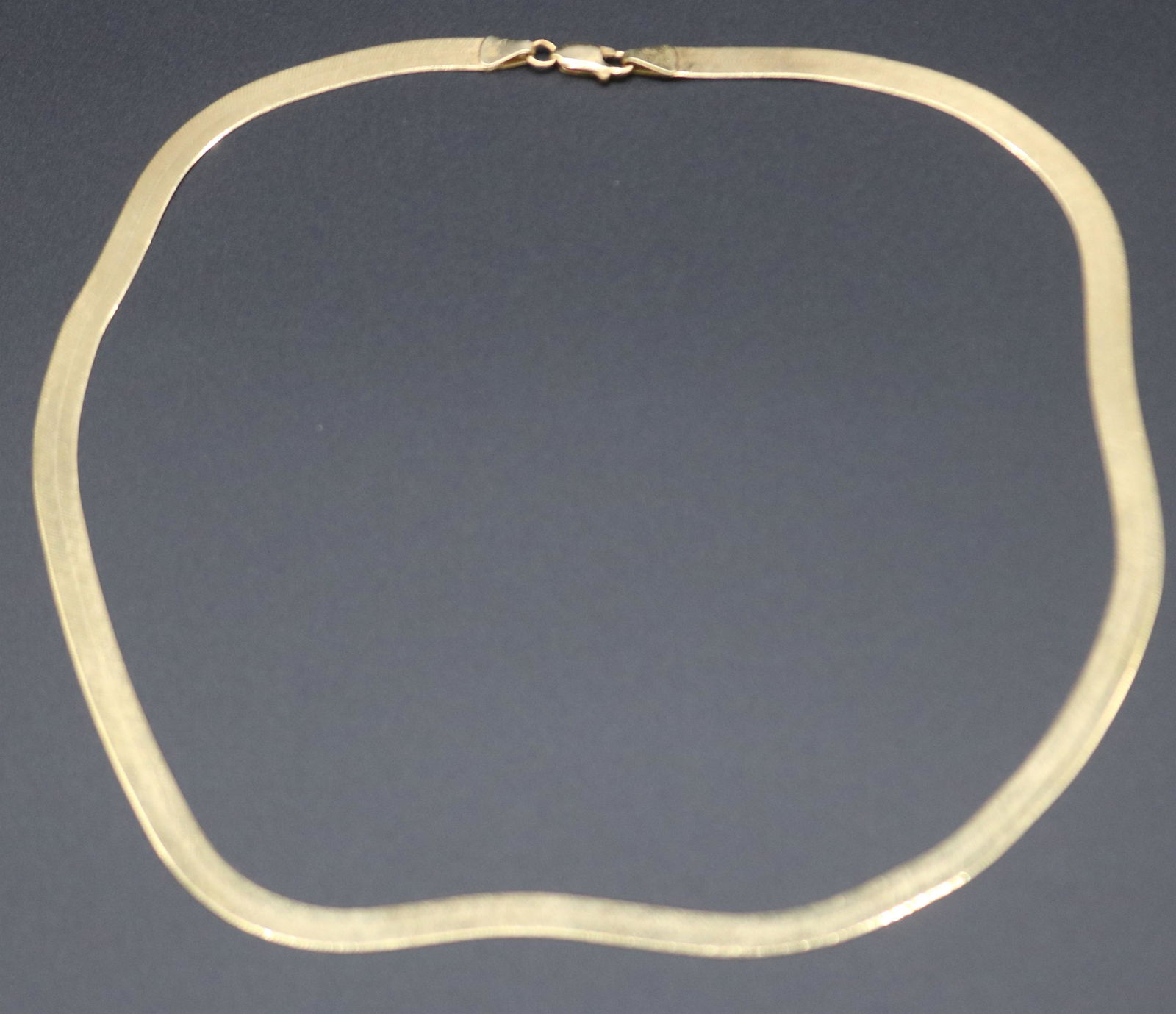 14K ITALIAN YELLOW GOLD NECKLACE, 18" L, 6.8 DWT (1 of 2)