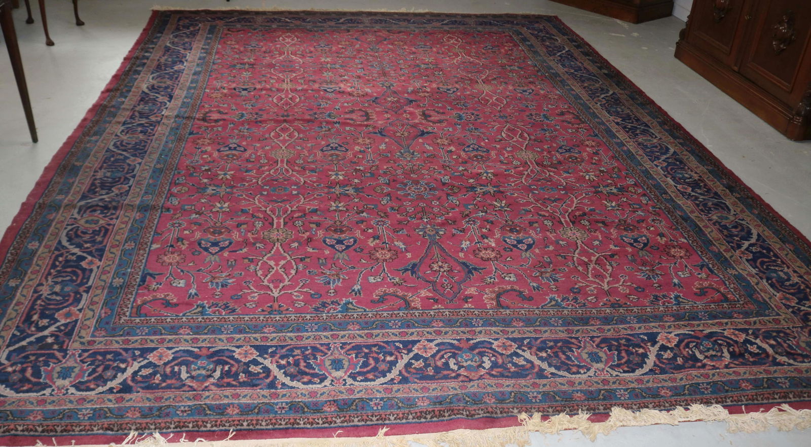 ROOM SIZE ORIENTAL RUG, MAHAL, SHOWS OVERALL (1 of 5)