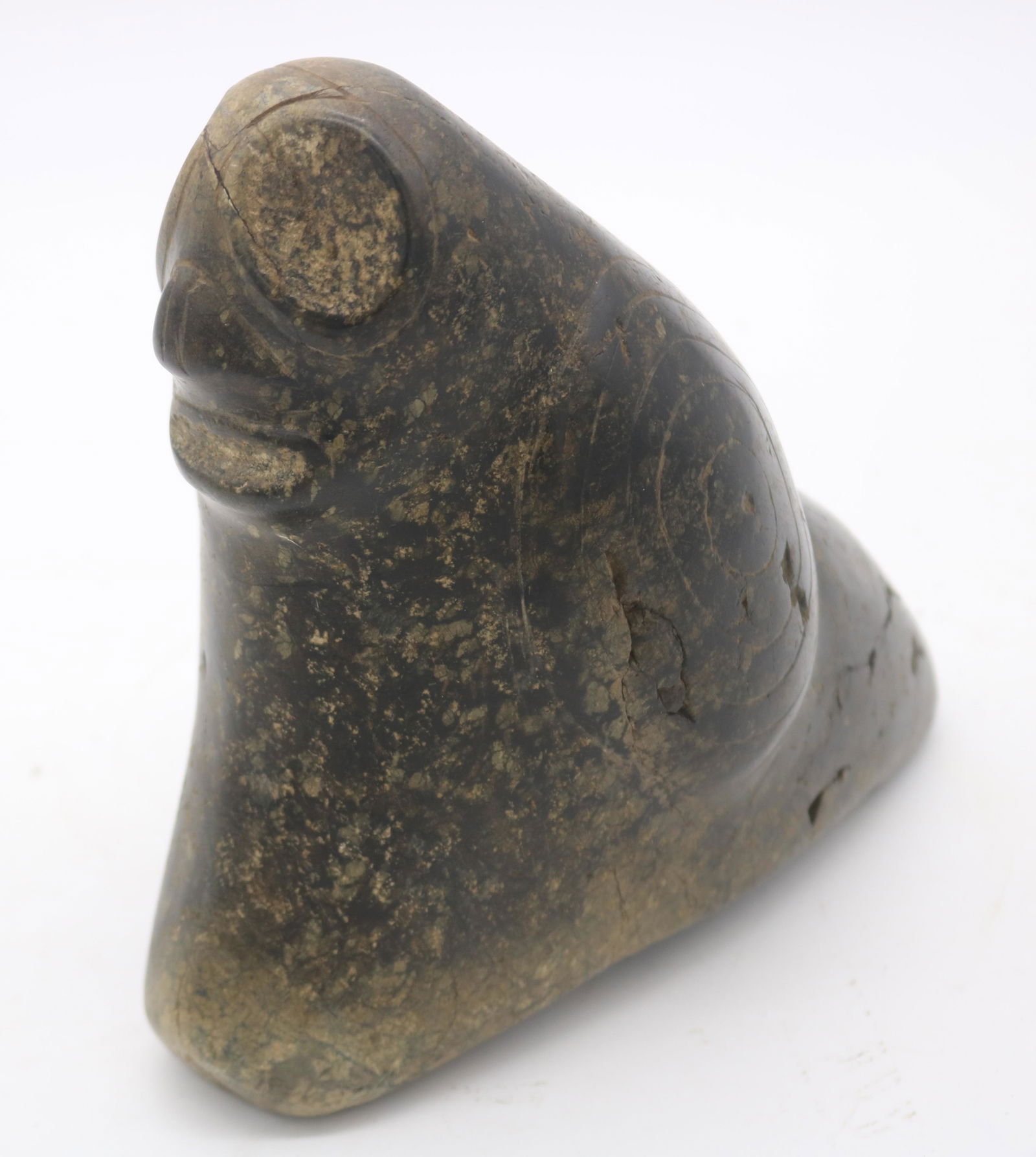 TAINO. LARGE PRE-COLUMBIAN BIRDMAN ZEMI (TRIFORM (1 of 4)