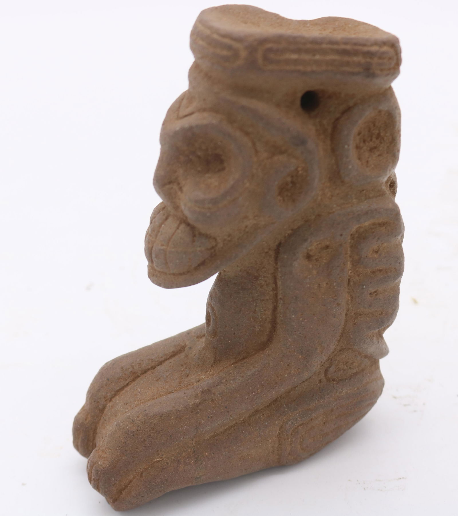 TAINO. PRE-COLUMBIAN. SMALL ANTHROPIC COHOBA (1 of 4)