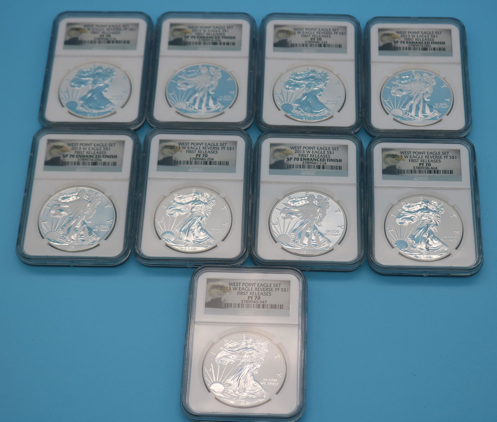 NINE 2013 W EAGLE REVERSE PF FIRST RELEASES, P.F. (1 of 4)