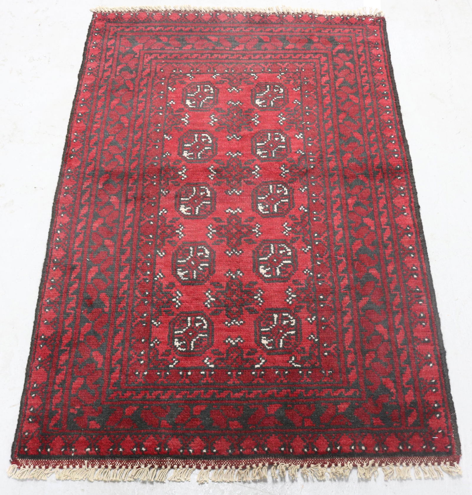 RUG #245, 4' 1" X 2' 7", BOKARRA: SEE PHOTO