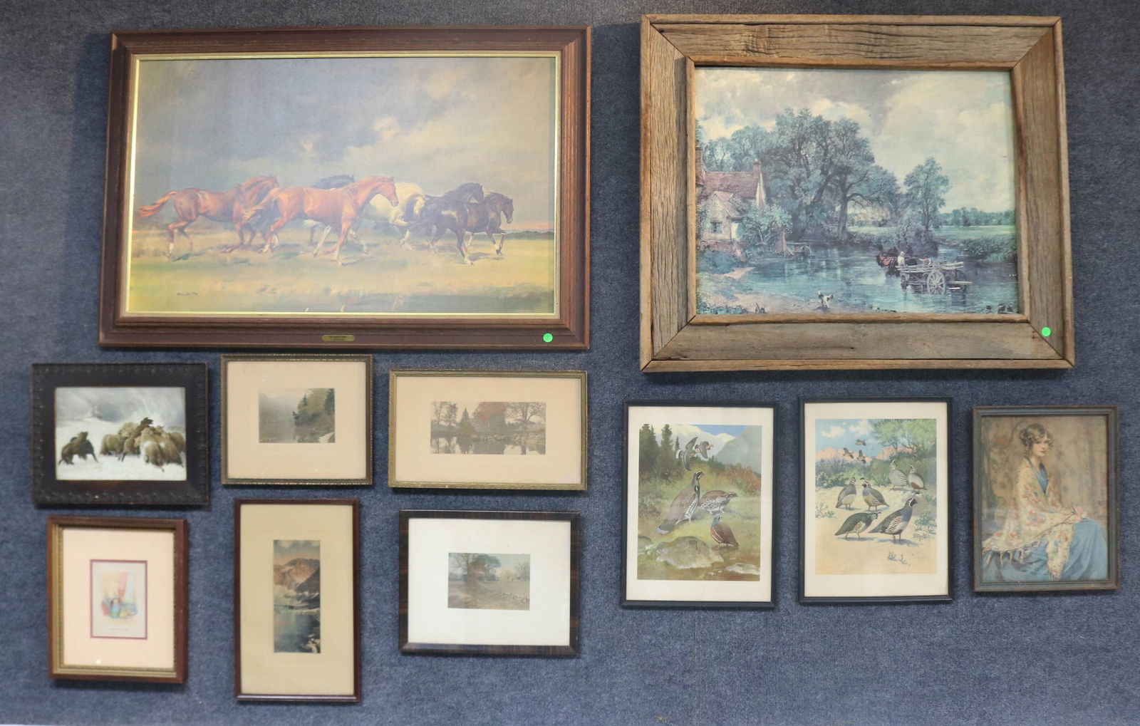 LOT 11 FRAMED PRINTS, VARIOUS SIZES, PRINTS & (1 of 5)