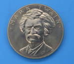 1981 MARK TWAIN AMERICAN ARTS COMMEMORATIVE 1 OZ.