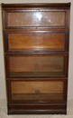 GLOBE WERNICKE 4 STACK BARRISTER BOOK CASE WITH