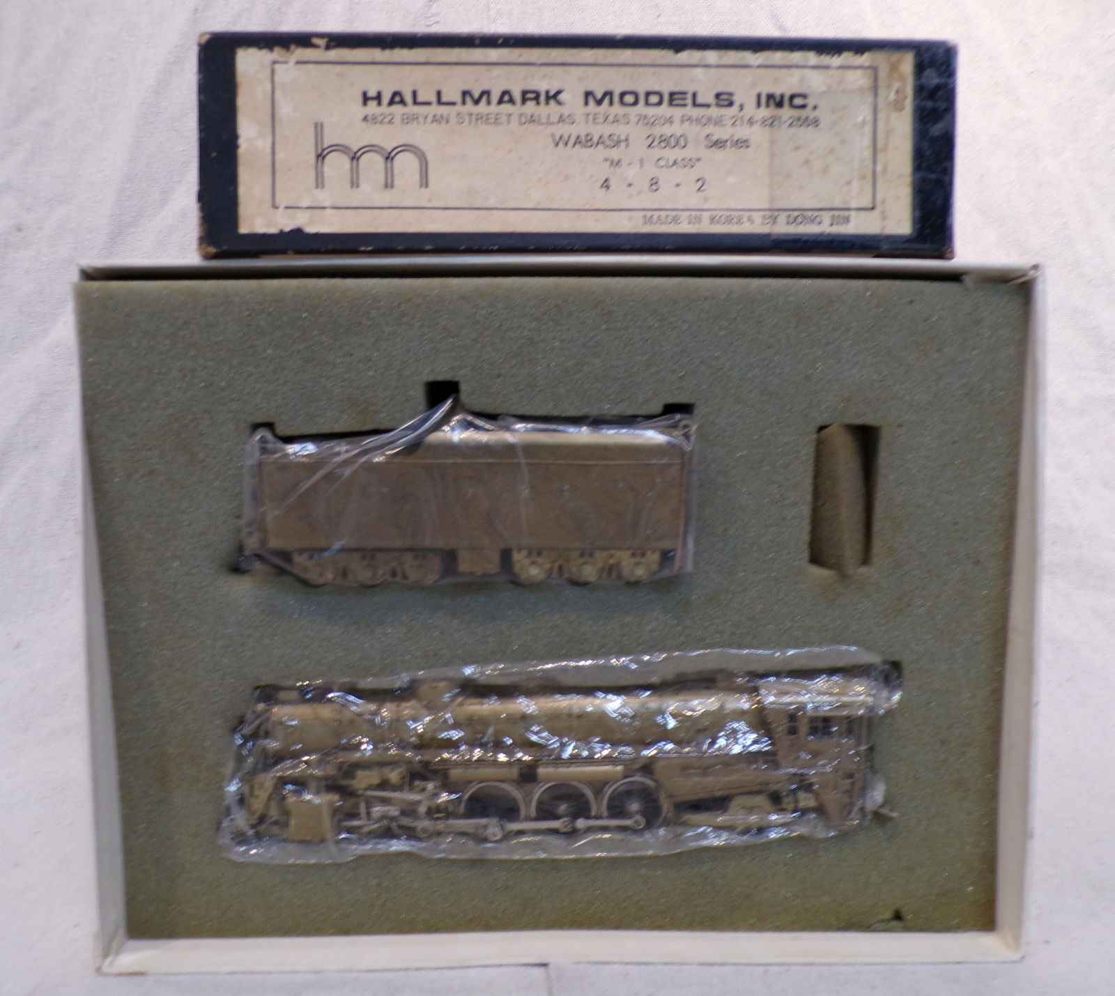 RARE HALLMARK MODELS INC, "HO" BRASS WABASH 2800 (1 of 4)