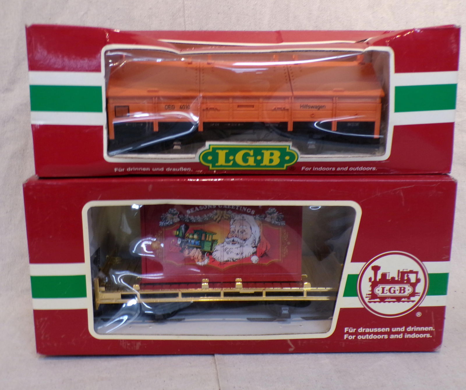 2-LGB LEHMANN GROSSBAHN ROLLING STOCK, 44110 &: 43040