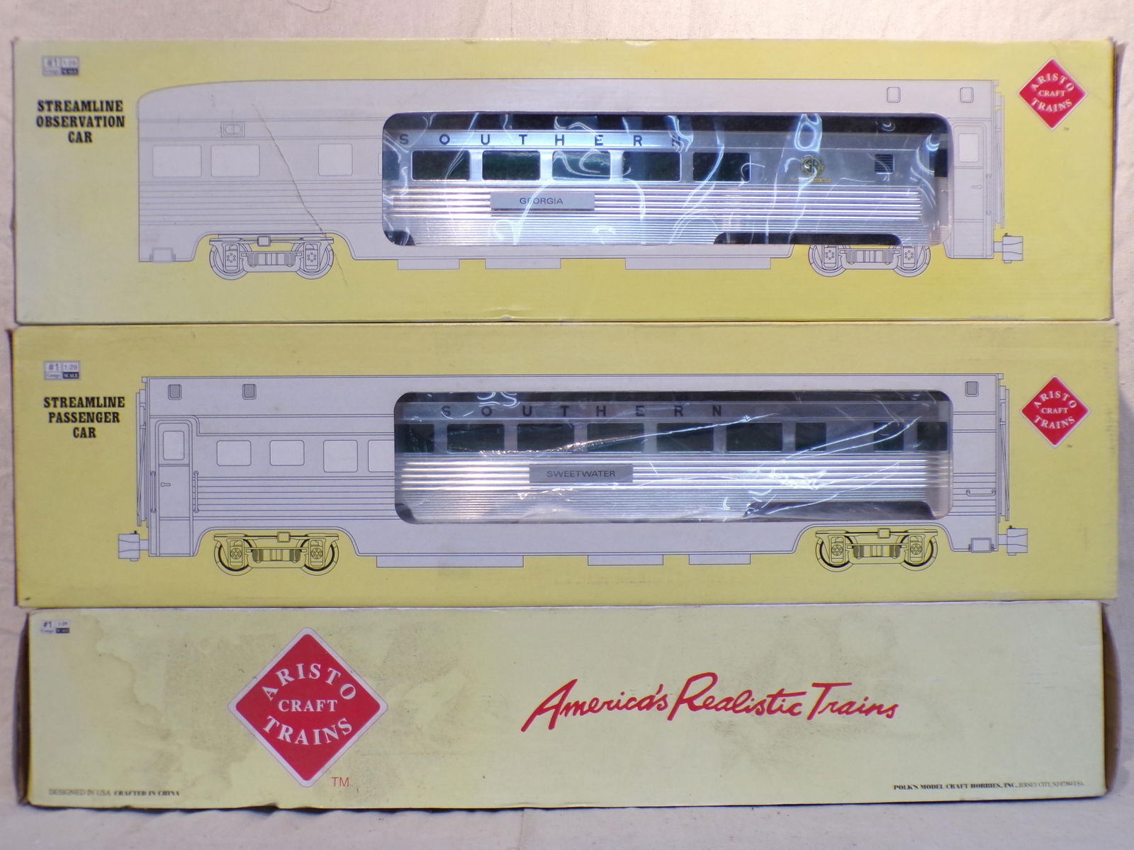ARISTO CRAFT TRAINS "G" SCALE ROLLING STOCK, (1 of 4)