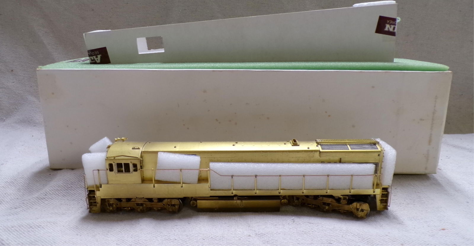 OVERLAND MODELS "HO" SCALE, BRASS LOCOMOTIVE, (1 of 4)