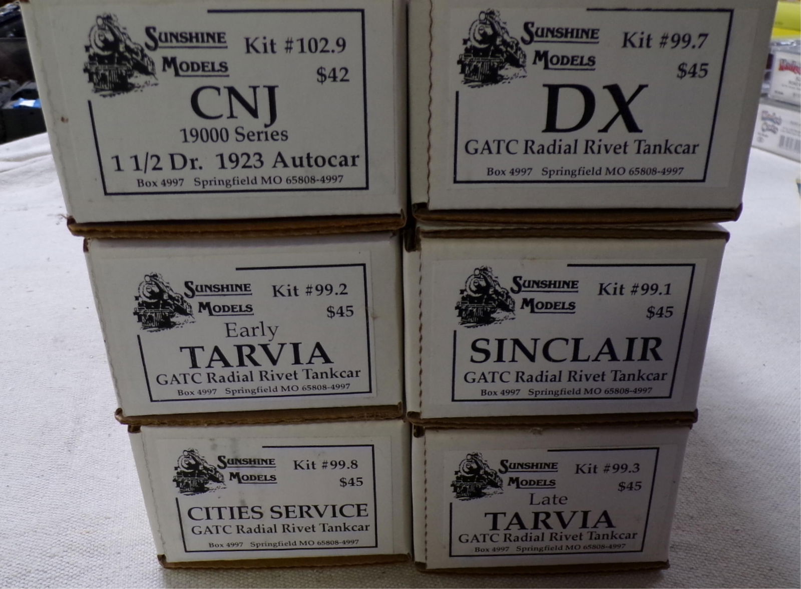 LOT SUNSHINE MODELS "HO" ROLLING STOCK KITS, TANK (1 of 1)