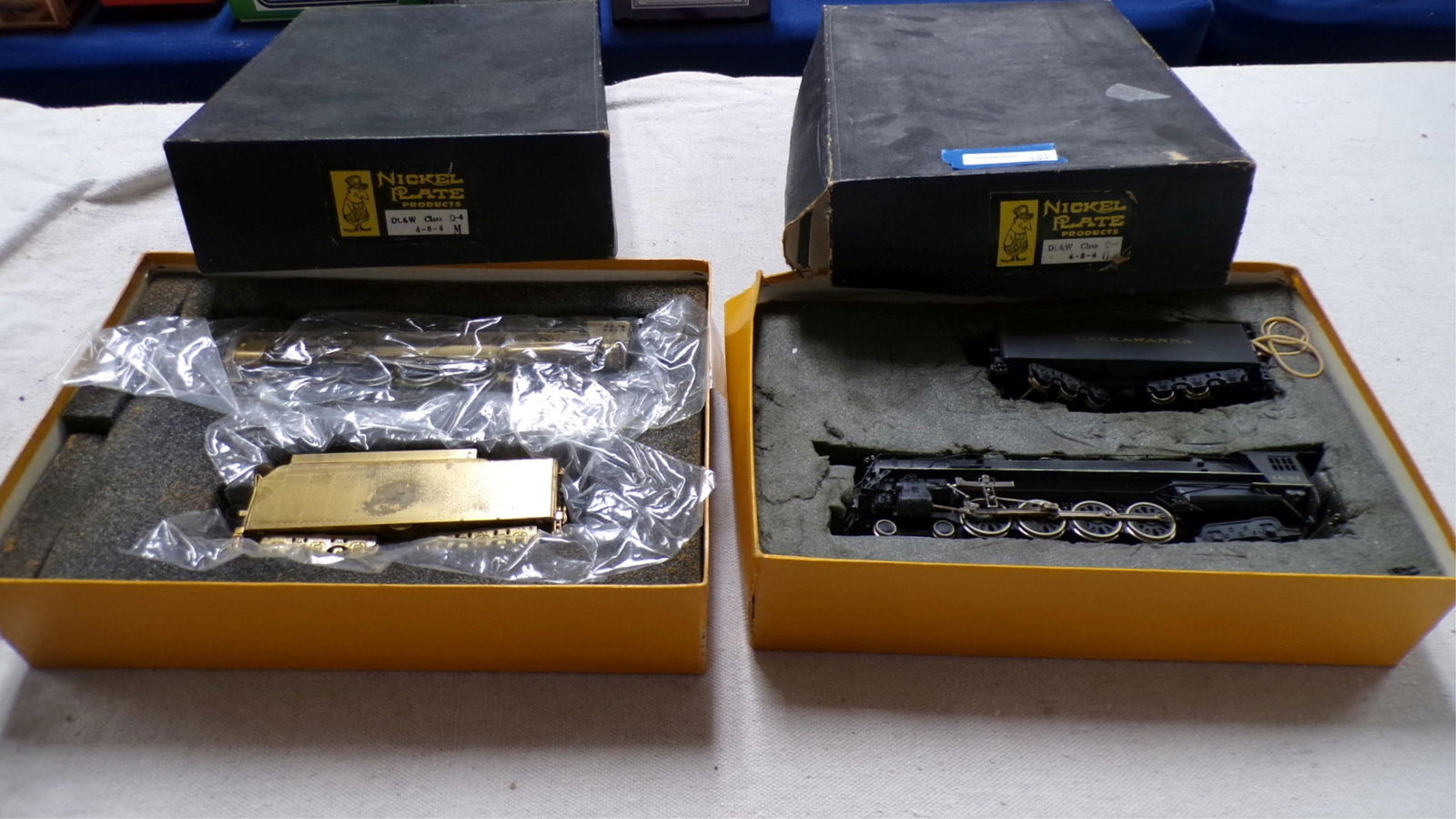 NICKEL PLATE LOT OF 2 BRASS "HO" SCALE DL+W, (1 of 5)