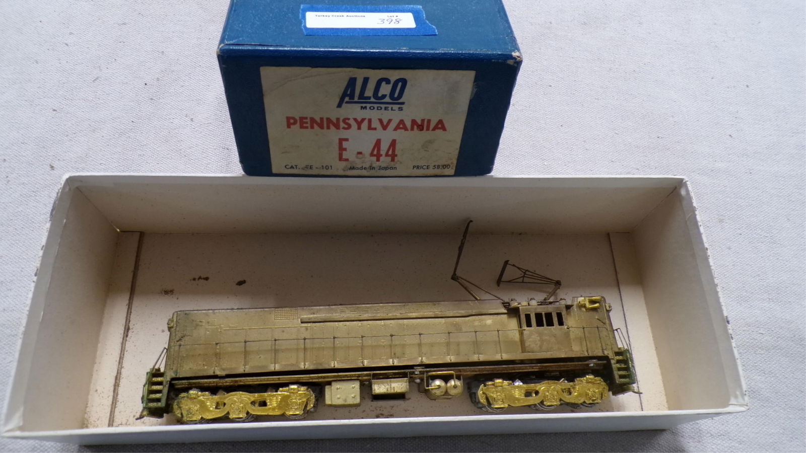 ALCO MODELS PENNSYLVANIA E-44, MADE IN JAPAN, CAT: #E-101 BRASS LOCOMOTIVE PARTS