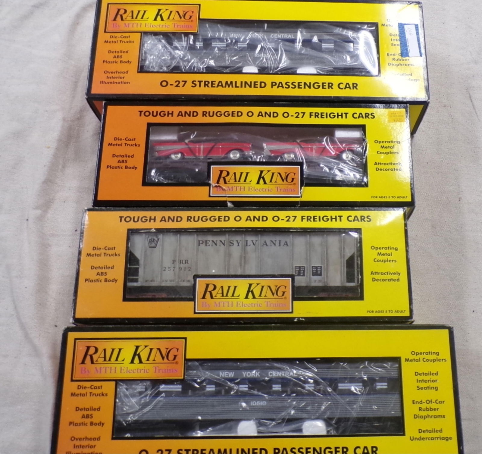 LOT 4 RAIL KING "O" SCALE ROLLING STOCK (1 of 3)