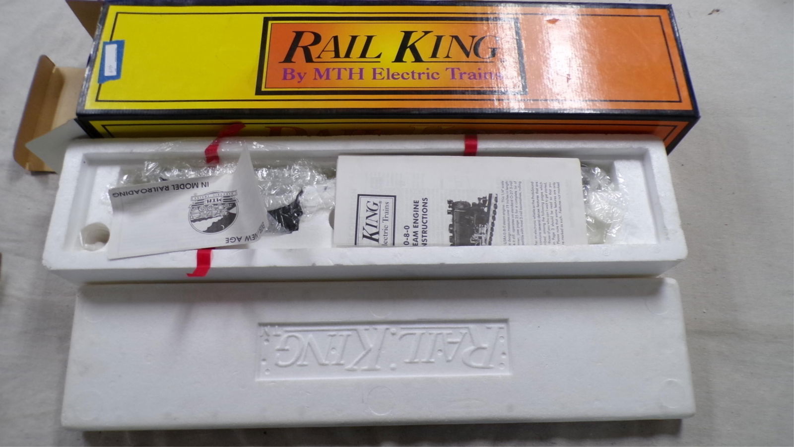 RAIL KING 0-8-0 SCALE SWITCH ENGINE RK-1111L "O" (1 of 4)