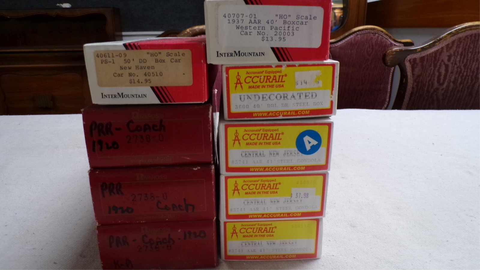 LOT INTERMOUNTAIN RAILWAY, ACCURAIL, RIVAROSSI: KITS