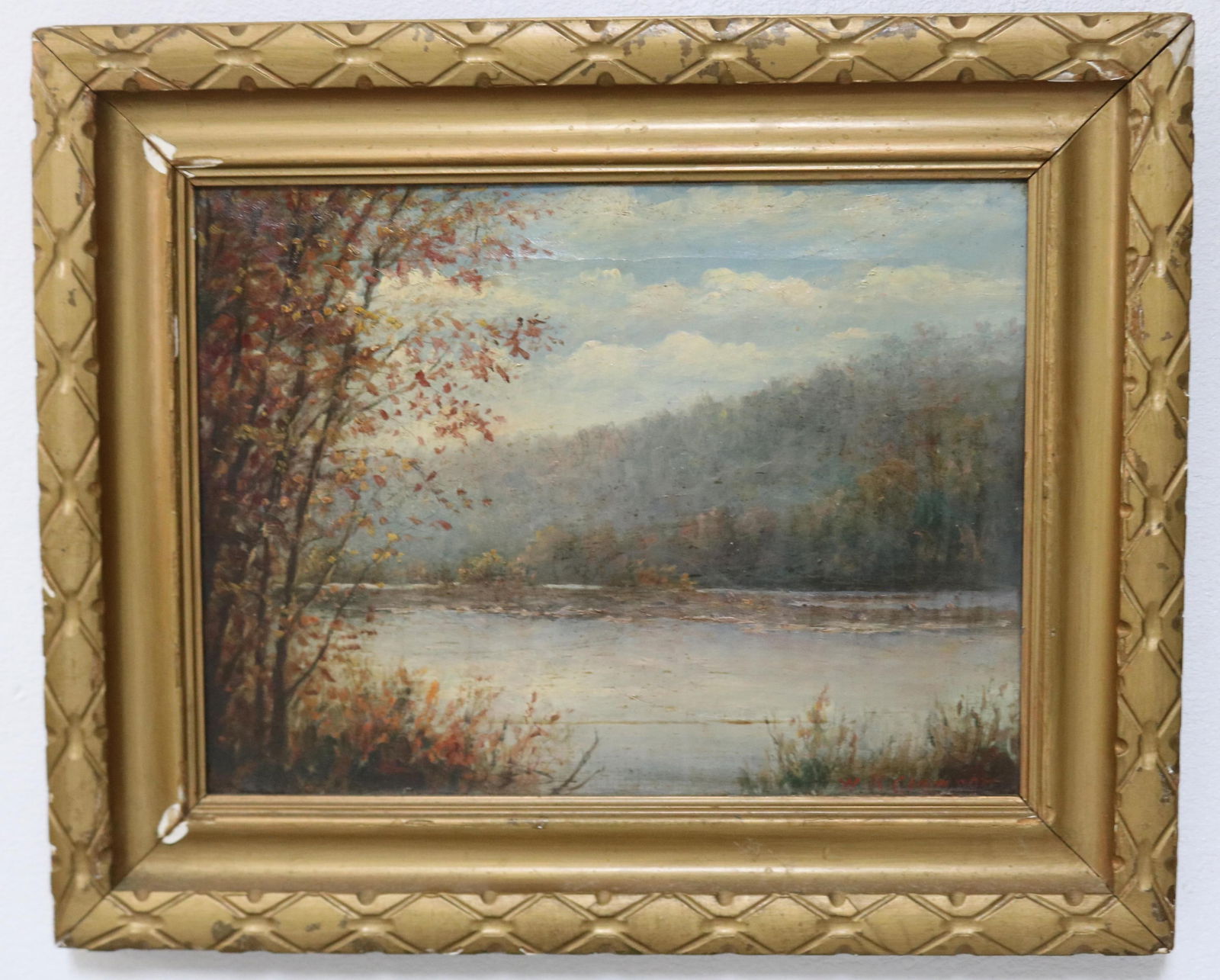 W.R. CLAWSON; 1885-1927, OHIO. OIL ON CANVAS (1 of 3)