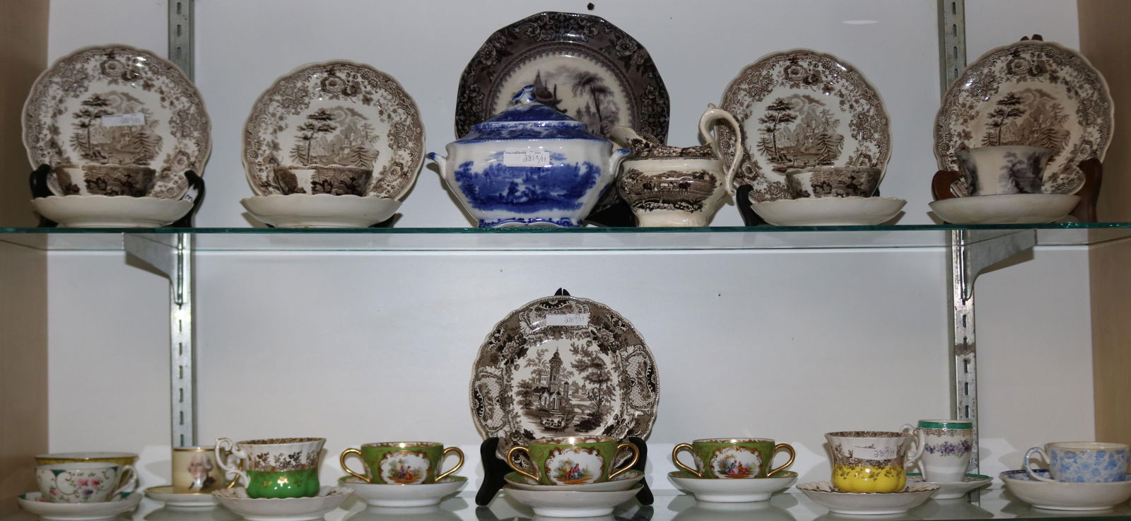 COLLECTION 13 CUPS & SAUCERS, (1 of 6)