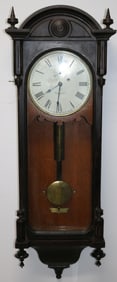 SETH THOMAS WEIGHT DRIVEN REGULATOR CLOCK, OAK
