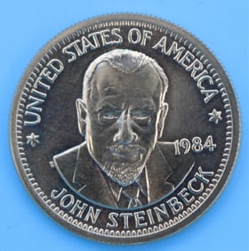 1984 GOLD 1/2 OZ AMERICAN ARTS COMMEMORATIVE COIN,