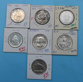 7 COMMEMORATIVE HALF DOLLARS, 1946 BOOKER T.