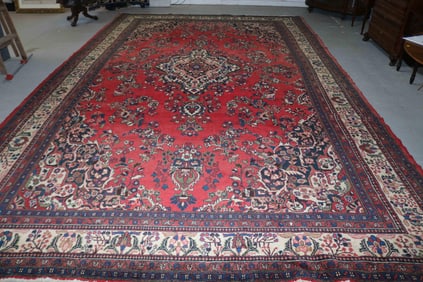 LARGE PALACE SIZE ORIENTAL RUG, SEMI ANTIQUE