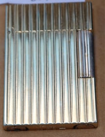 J.T. DUPONT GOLD PLATED LIGHTER IN ORIGINAL BOX