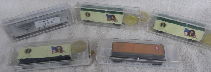 COLLECTION OF N GAUGE ROLLING STOCK SOLD AS IS.