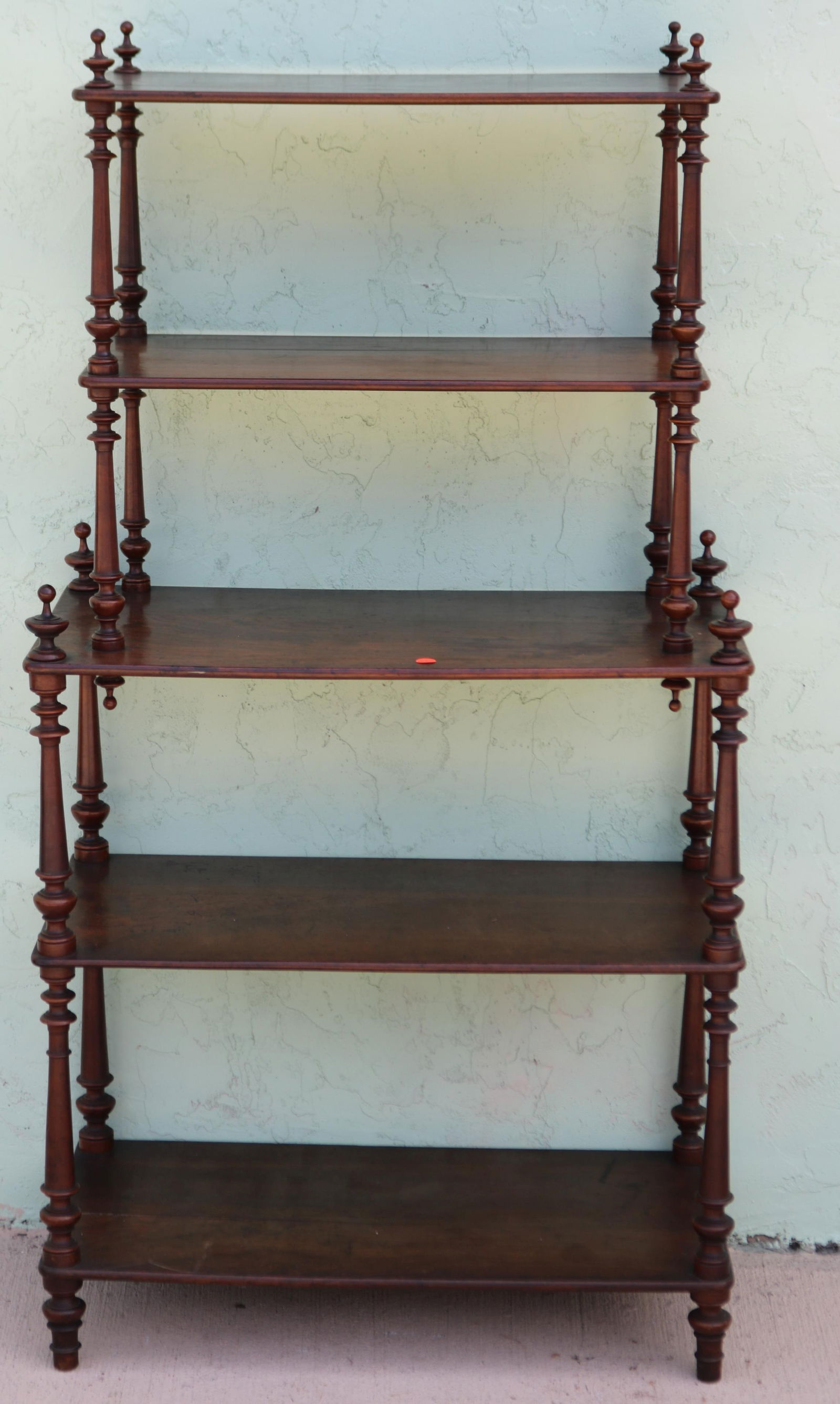 VICTORIAN WALNUT WHAT NOT SHELF, 5 SHELVES, (1 of 1)
