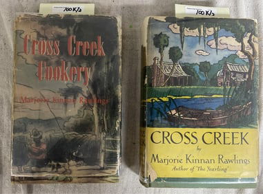 2 MARJORIE KINNAN RAWLINGS BOOKS, CROSS CREEK &