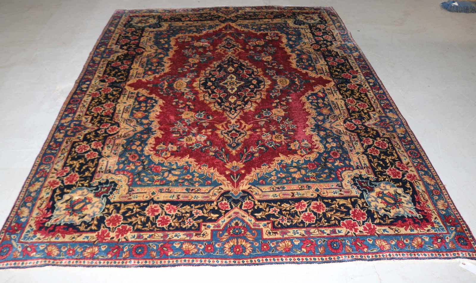 RUG #340, YAZD, 9' 8" X 6' 7": SEE PHOTO