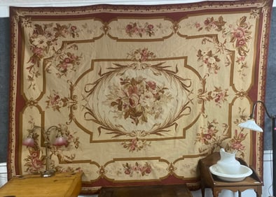 RUG #363, HAMADAN, 4' X 6' 5", SOME FADING