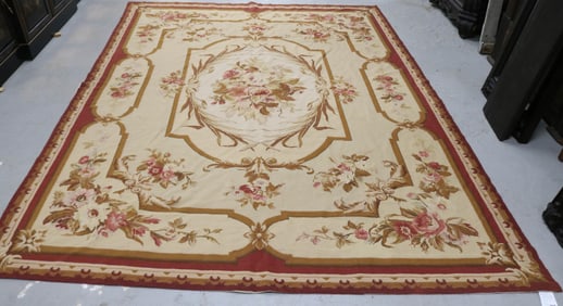RUG #311, ROOM SIZE NEEDLEPOINT, 9' 9" X 7' 2"