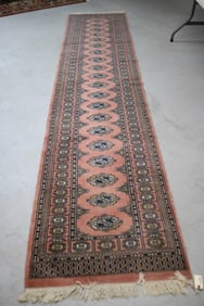 ORIENTAL RUG, BOKARA RUNNER, 2' 7" X 12' 3"