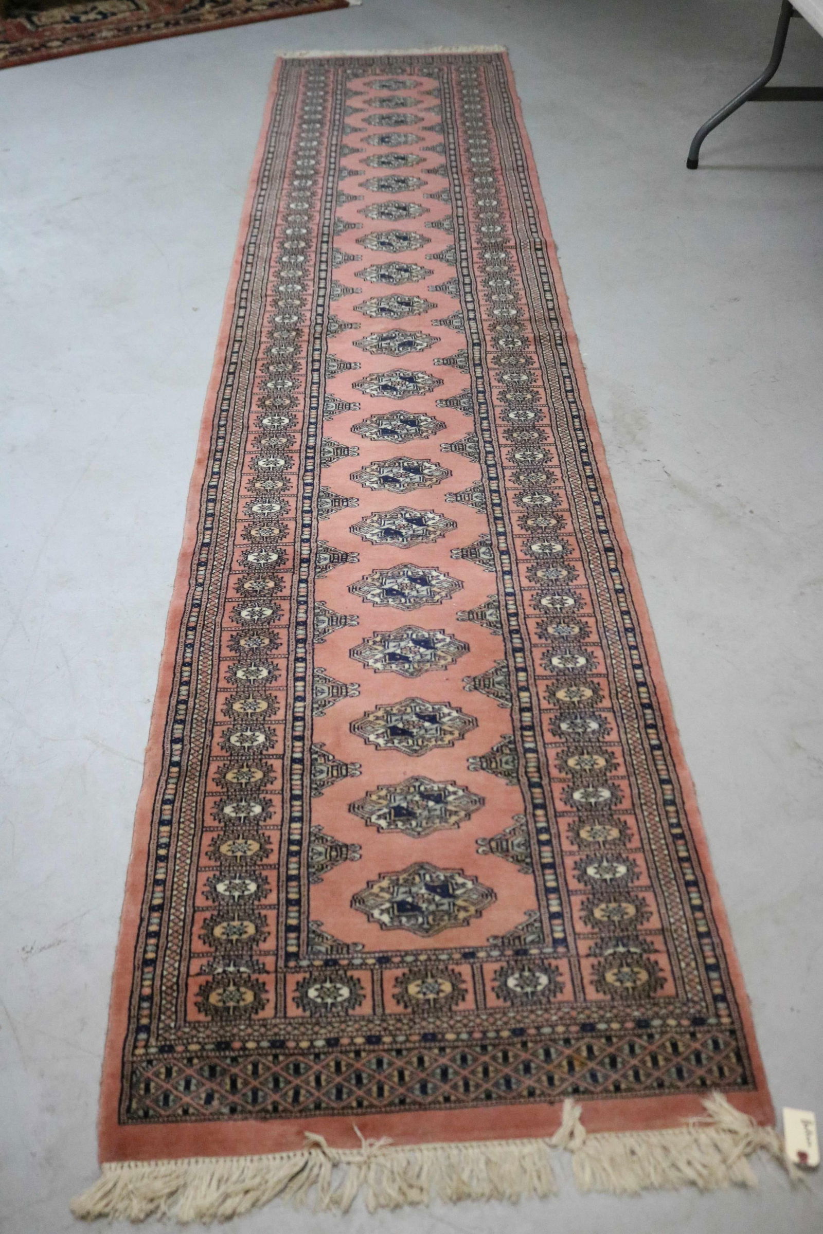 ORIENTAL RUG, BOKARA RUNNER, 2' 7" X 12' 3": SEE PHOTO