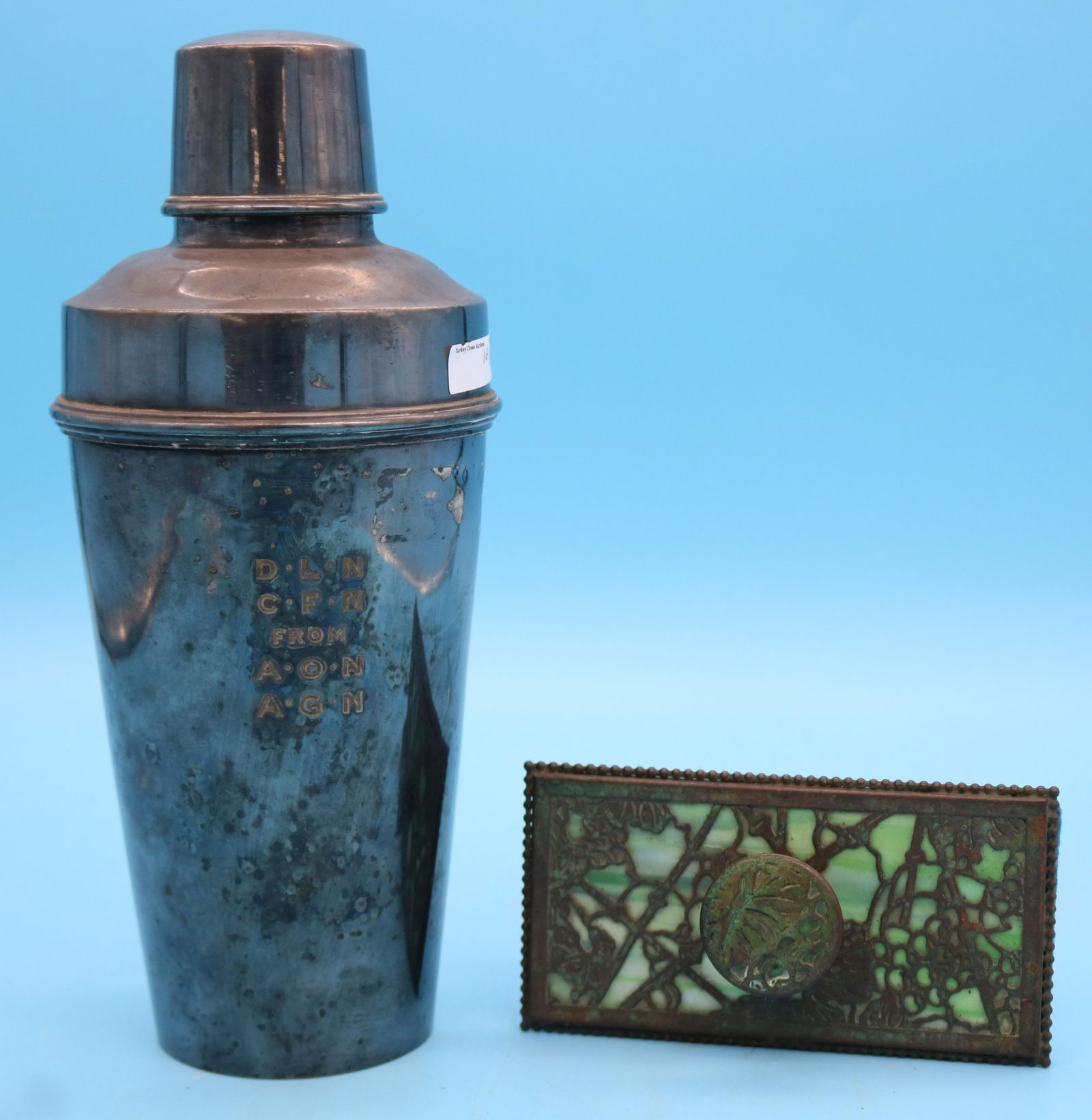 2 PCS. TIFFANY & CO SILVER PLATED COCKTAIL (1 of 3)