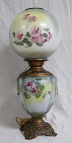 VICTORIAN GONE WITH THE WIND LAMP, ORIGINAL