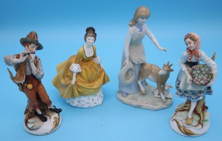 4 MISC. PORCELAIN FIGURES, ROYAL DAULTON