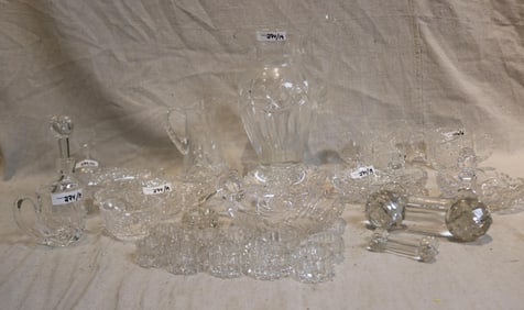 29 PCS. CUT GLASS BRILLIANT PERIOD TO WATER