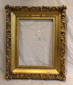 ORNATE GESSO GRAME, GOLD FINISH, 22" X 16 1/4"