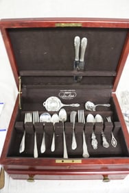 21 PCS. STERLING FLATWARE, 15 PCS. TOWEL,