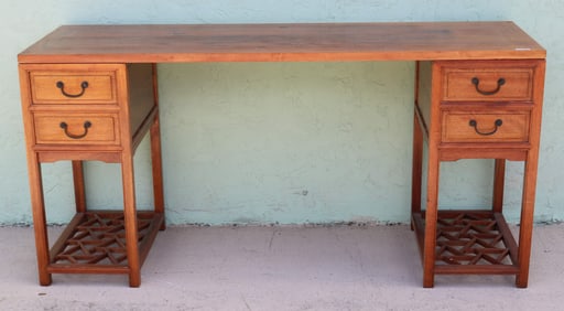 ORIENTAL ALTAR TABLE, TEAK?, NATURAL FINISH,