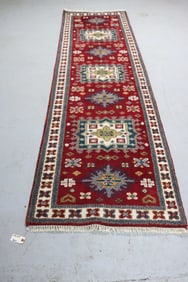 ORIENTAL RUG, HERIZ RUNNER 3' 8" X 10' 5" , GOOD