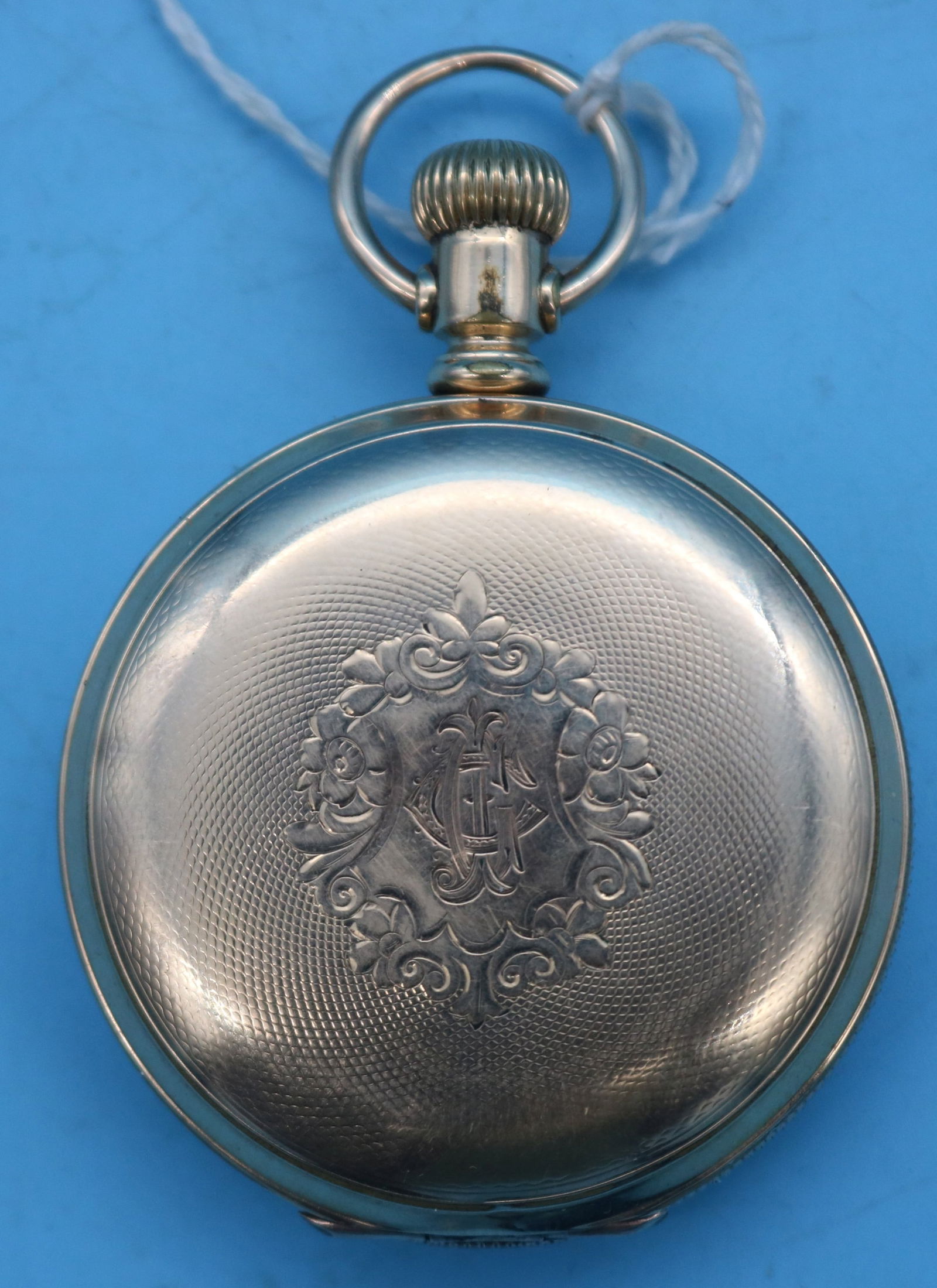 14K YELLOW GOLD MEN'S HUNTER CASE POCKET WATCH, (1 of 4)