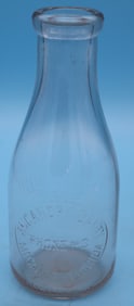 RARE MICANOPY MILK BOTTLE, 9 1/2" H, NO DAMAGE