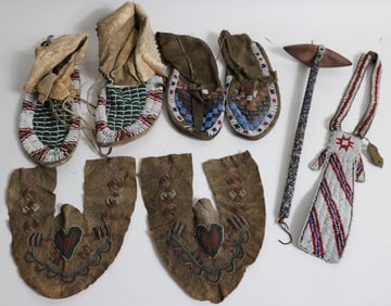 LOT 8 NATIVE AMERICAN ITEMS, LATE 19TH/EARLY 20TH