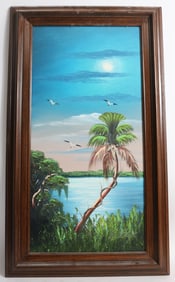 AL BLACK, 1946-2025, FL. HIGHWAYMAN PAINTER, OIL