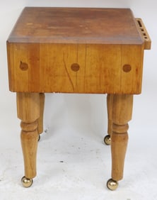 WOOD CHOPPING BLOCK, MAPLE, NATURAL FINISH,